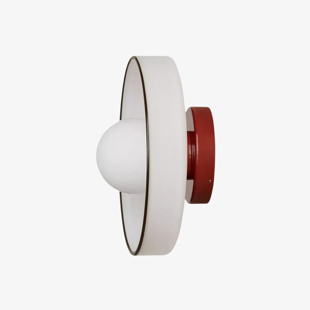 Lámpara de Pared y Techo Kalo - Aplique de Montaje Superficial con Disco de Vidrio Soplado