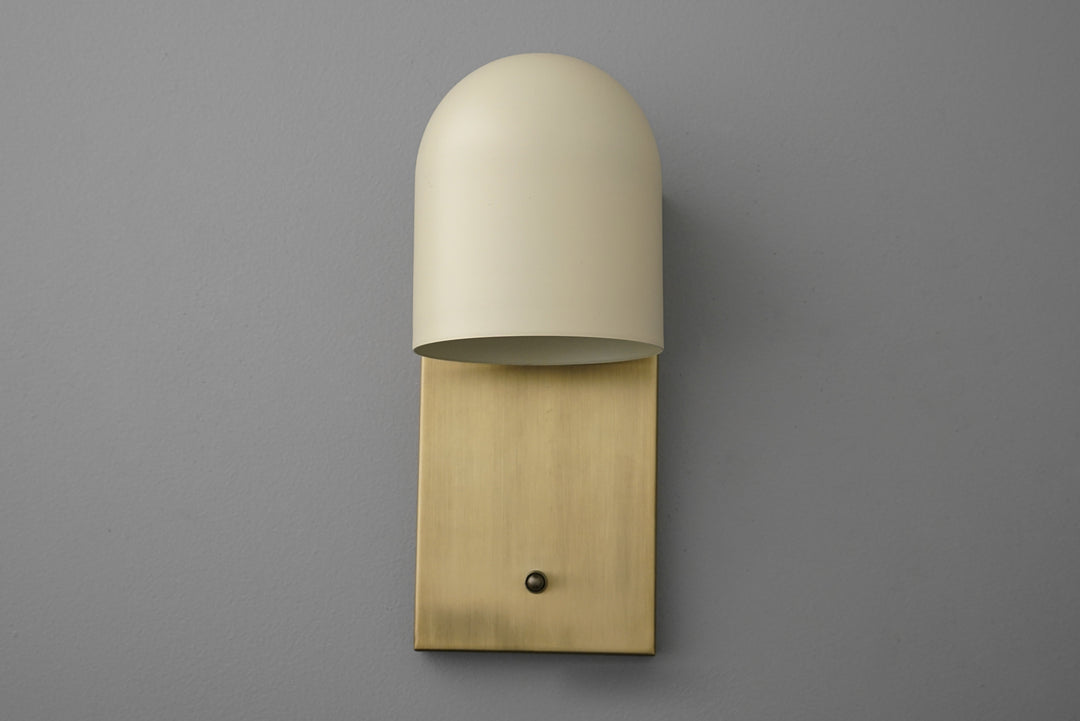 Metio Dome Shade Modern Wall Sconce for Bedroom & Living Room