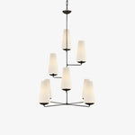 Afbeelding laden in galerijweergave, VertiFount Architecturale Verticale Kroonluchter met Meerdere Lichtstructuren voor Open Interieurs