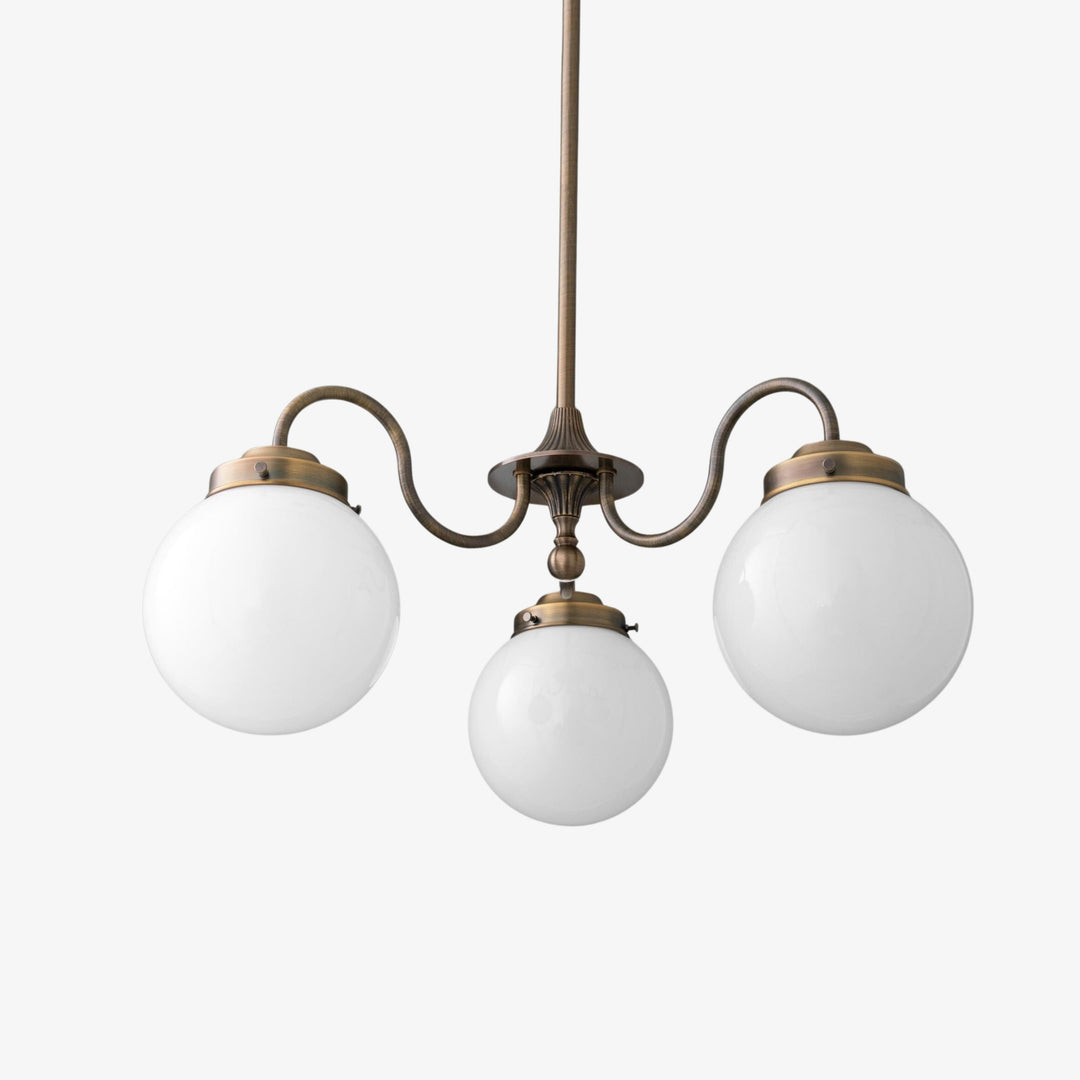 Glorica Glass Linear Modern Chandelier for Dining Room & Living Room