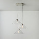 Load image into Gallery viewer, Conica 3-Light Cone Chandelier - Sculptural Glass Pendant Lighting Modern Style
