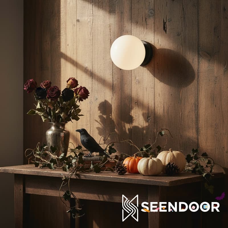 Glorica Glass Globe Wall Sconce - Multi-Color Modern Minimalist Light