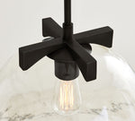 Load image into Gallery viewer, Auria Metal Brass Pendant Lighting - Vintage Finish with Glass Shade
