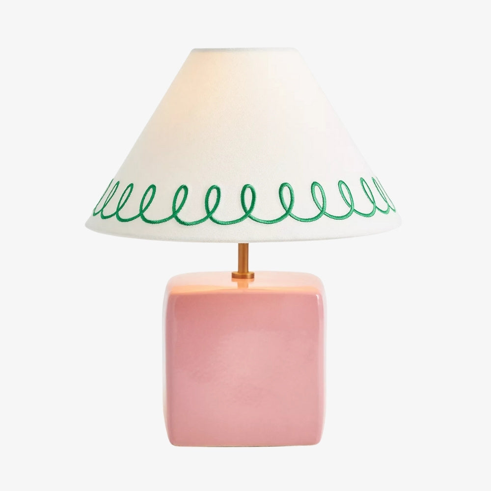 Aeva Ceramiczna lampa stołowa - Nowoczesny design Grace z zabawnym polskim akcentem