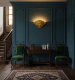 Bild in die Galerieansicht laden, Sphinx Messing Wandleuchte