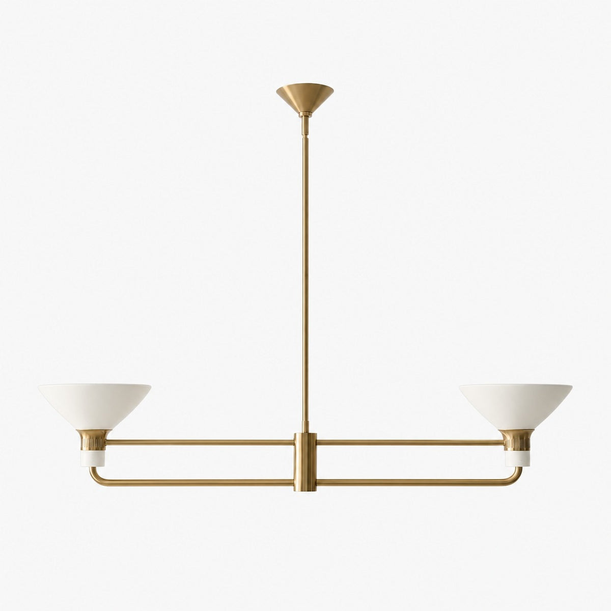 SKU: White / Brass / 2 Heads