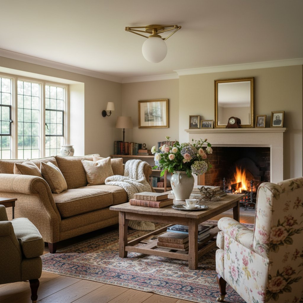 Glorica Glass Geometric Brass Pendant Light - Hand-Blown Globe Design
