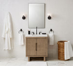Load image into Gallery viewer, Bravira Ribbed Glass Sconce - Metal Wall Light with Clear Glass Shade
