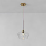 Load image into Gallery viewer, Merin Transparent Glass Sculpture Geometric Chandelier

