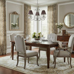 Bild in der Galerieansicht laden, Talonis Mehrfach-Leuchten Stoff Kronleuchter - Elegante Metall gebogene Arme für Esszimmer und Wohnzimmer