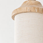 Cargar imagen en el visor de la Galería, Fabric shade texture beneath the natural stone cap