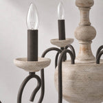 Carica l'immagine nella visualizzazione Galleria, close detail of candle socket and scroll arm