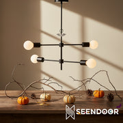 Mobilux Orb Cluster Contemporary Chandelier for Dining & Living Spaces