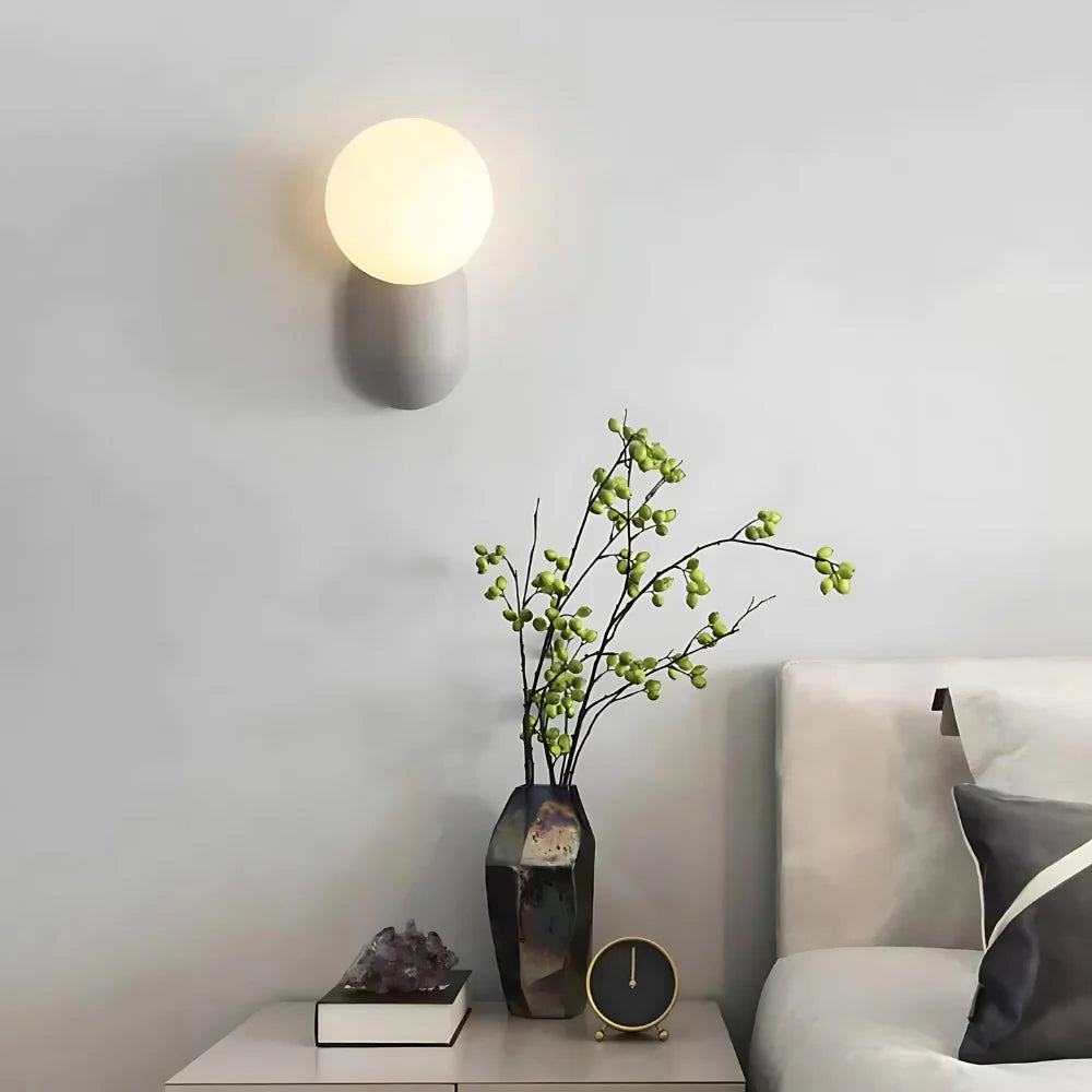 Luz de Pared de Orbe de Vidrio Nórdico Luma