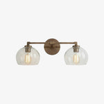 Bild in die Galerieansicht laden, Auruca Globe Wall Light Bellflower Inspired Shape - Minimalist Metal Glass Sconce for Living Room