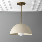 Load image into Gallery viewer, Metio Dome Pendant – Modern Metal Dome Lamp for Living Room &amp; Bedroom
