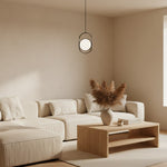 Carica l'immagine nella visualizzazione Galleria, Kuvia Lampada a Sospensione Elegante – Lampada a Sospensione in Vetro Raffinata per Cucina e Aree Lounge N67