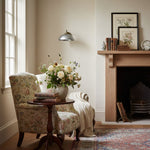 Load image into Gallery viewer, Curva Metal  Industrial Wall Sconce - Curved Brass Arm - Hammered Dome Light Fixture
