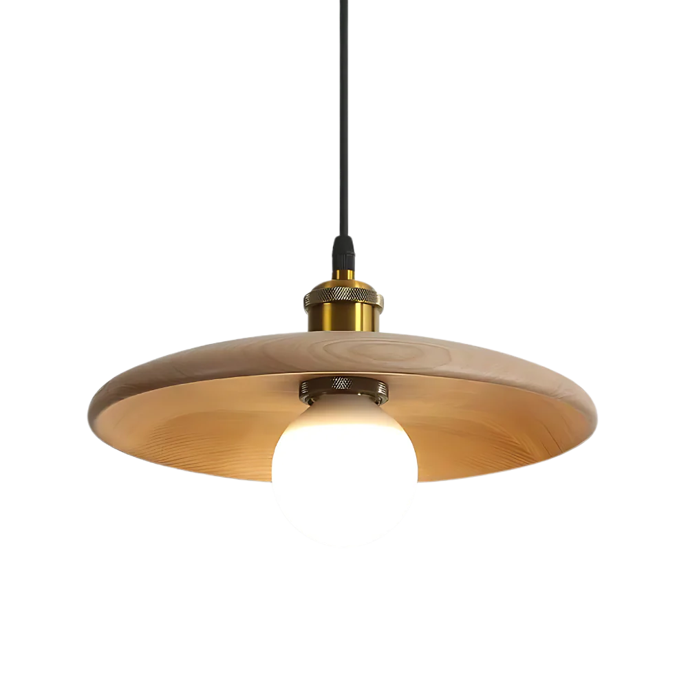 Lustre en bois charmant Japandi Olivia