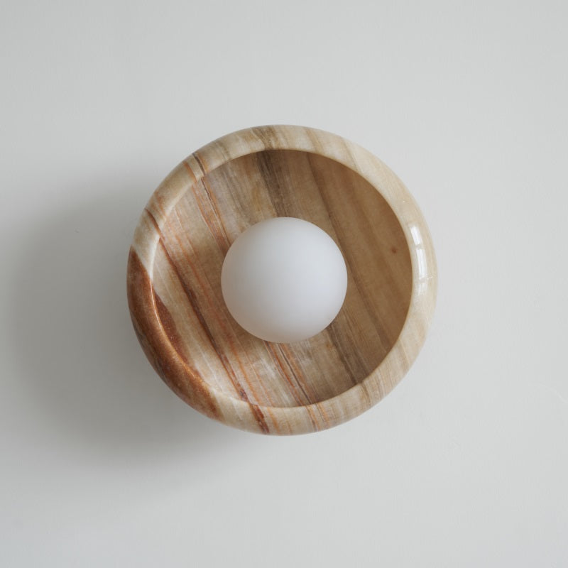 Piedra Marmor-Wandleuchte