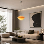 Bild in die Galerieansicht laden, Orange Layered Glass Pendant Light