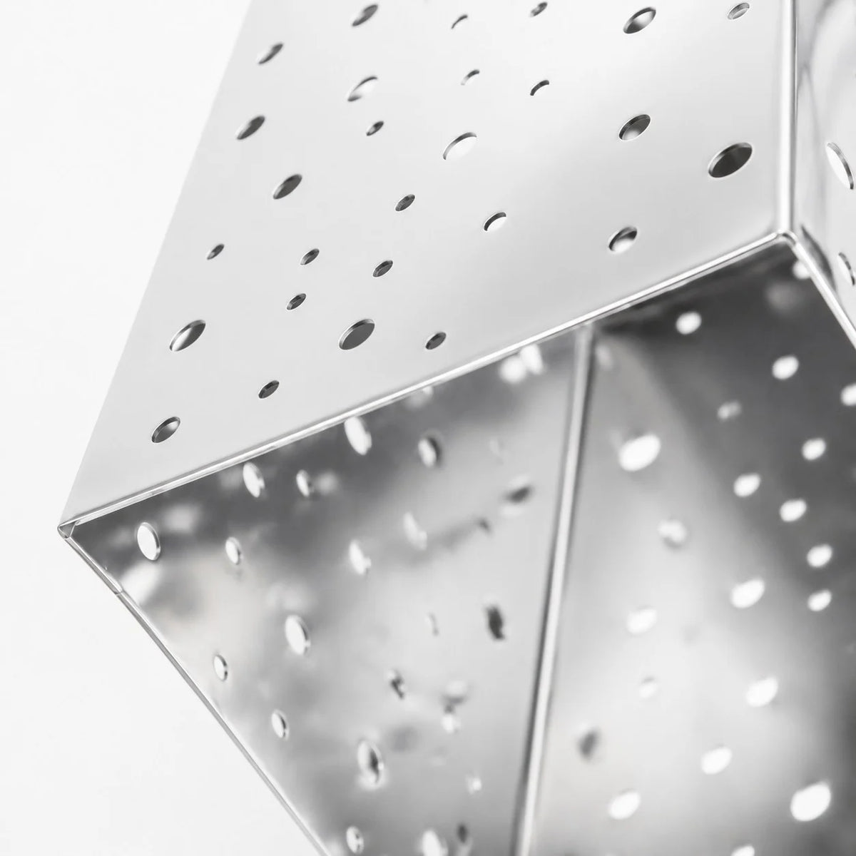 Bauhaus Hollow Silver Single Pendant Light