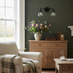 Load image into Gallery viewer, Lumio Globe Glass Globe Vanity Light - Modern Two Light Bathroom Sconce
