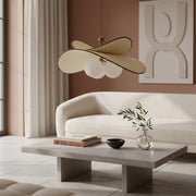 Orrise Schwebende Glas-Kugel-Pendelleuchte mit Metallakzenten - Moderne Minimalistische Leuchten für Küche und Esszimmer