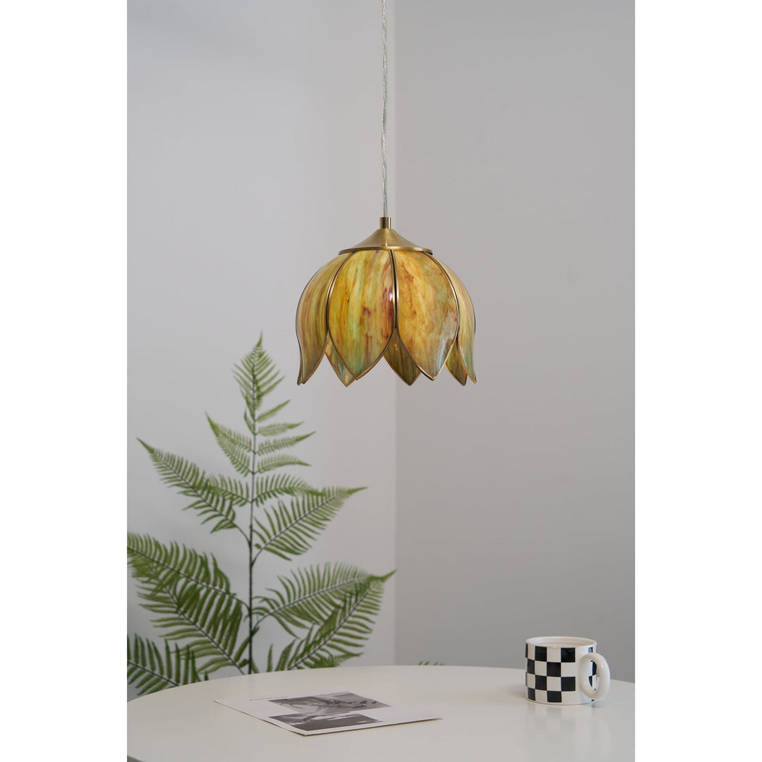 Retro Lotus Pendelleuchte