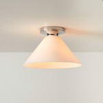 Load image into Gallery viewer, Conica Cone Flush Mount – Glass Ceiling Light for Modern Spaces
