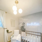 Load image into Gallery viewer, Alessora Brass Milk Glass Chandeliers- Great for Covered Outdoor Areas
