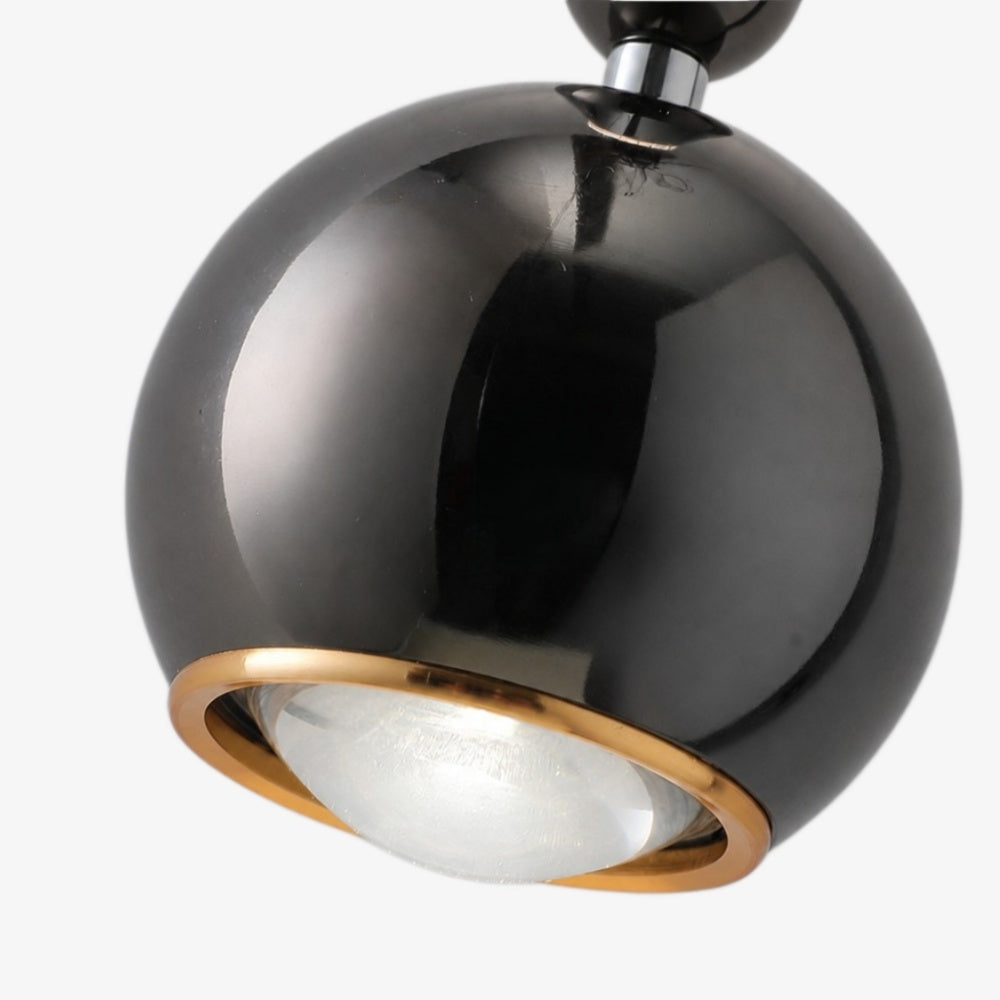 Veridia Modern Adjustable Slim Pendant Light - Metal Acrylic Hanging Lamp for Bedroom and Hallway
