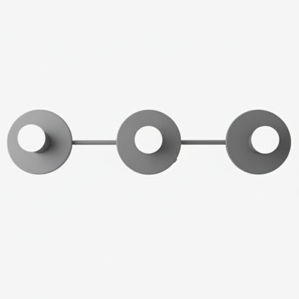 Radiro Globe Triple Sphere Modern Vanity Light for Bathroom