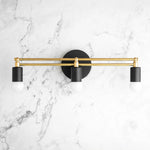 Load image into Gallery viewer, Mobilux Line Modern Vanity Light - Bathroom Wall Fixture in Art Deco Style
