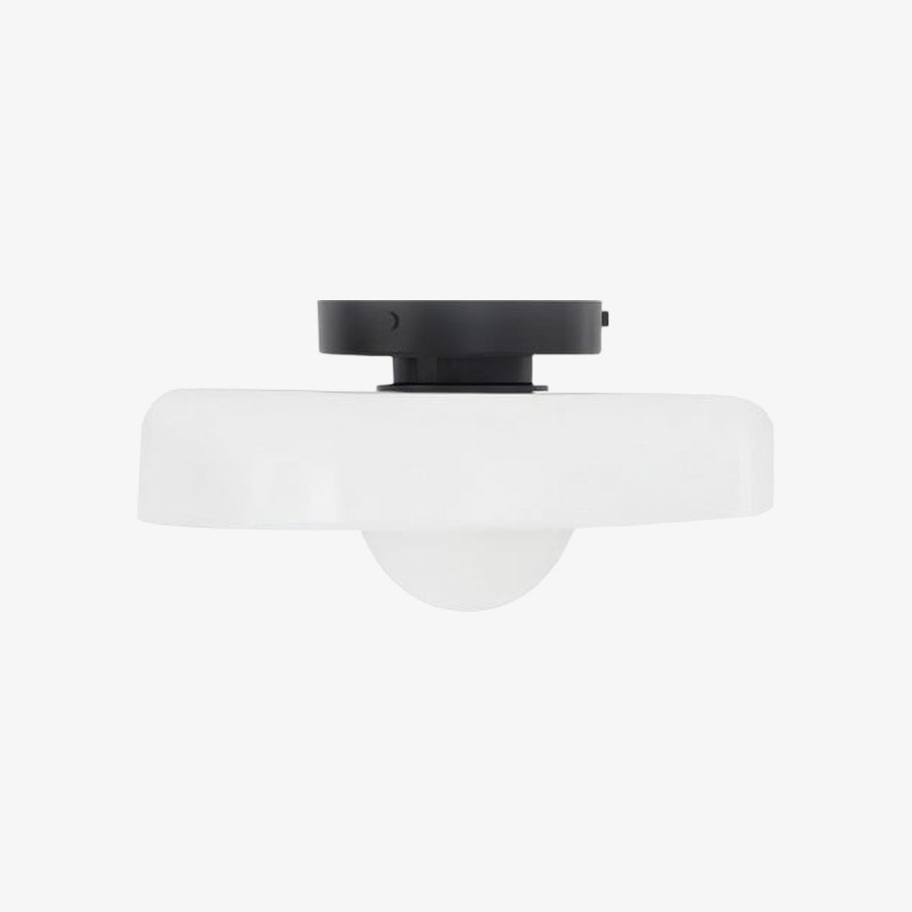 Lampada da soffitto e da parete Glasenti Halo Disc Orb – Illuminazione scultorea moderna per spazi abitativi N33