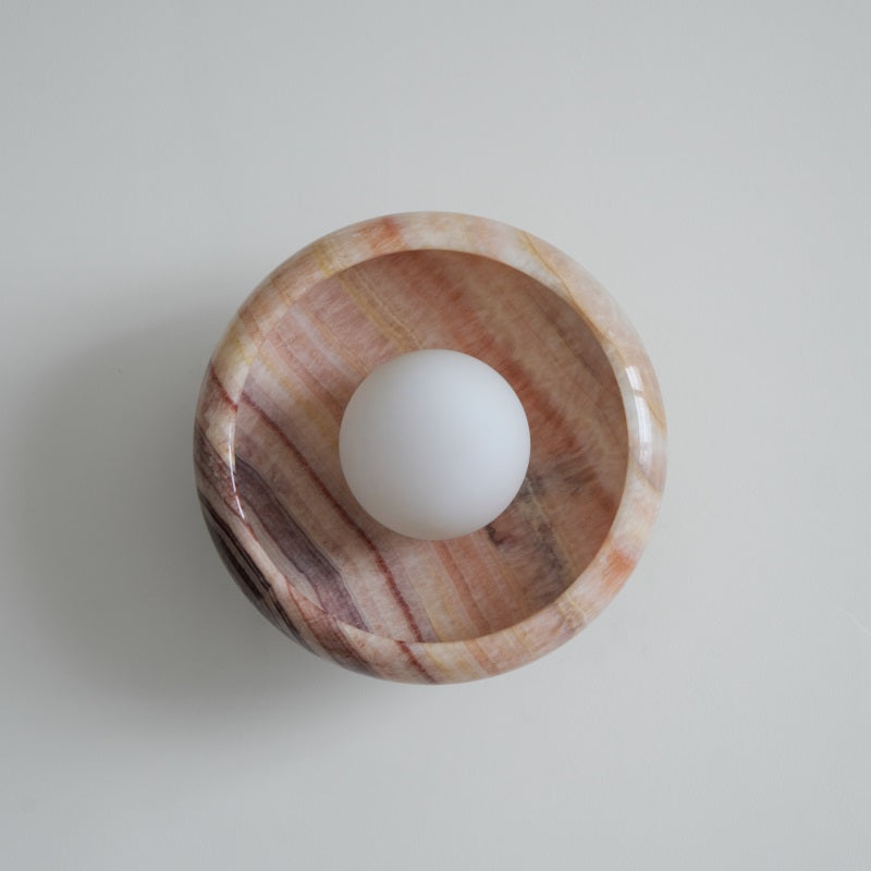 Piedra Marmor-Wandleuchte