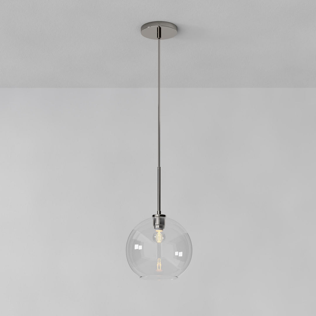Selvion Sculptural Globe Pendant Light - Modern Glass Pendant Lamp - Sleek Design