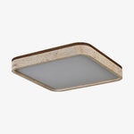 Load image into Gallery viewer, Torvella Round Ceiling Light Sculptural Disc Flush Mount - Modern Natural Bedroom Lighting