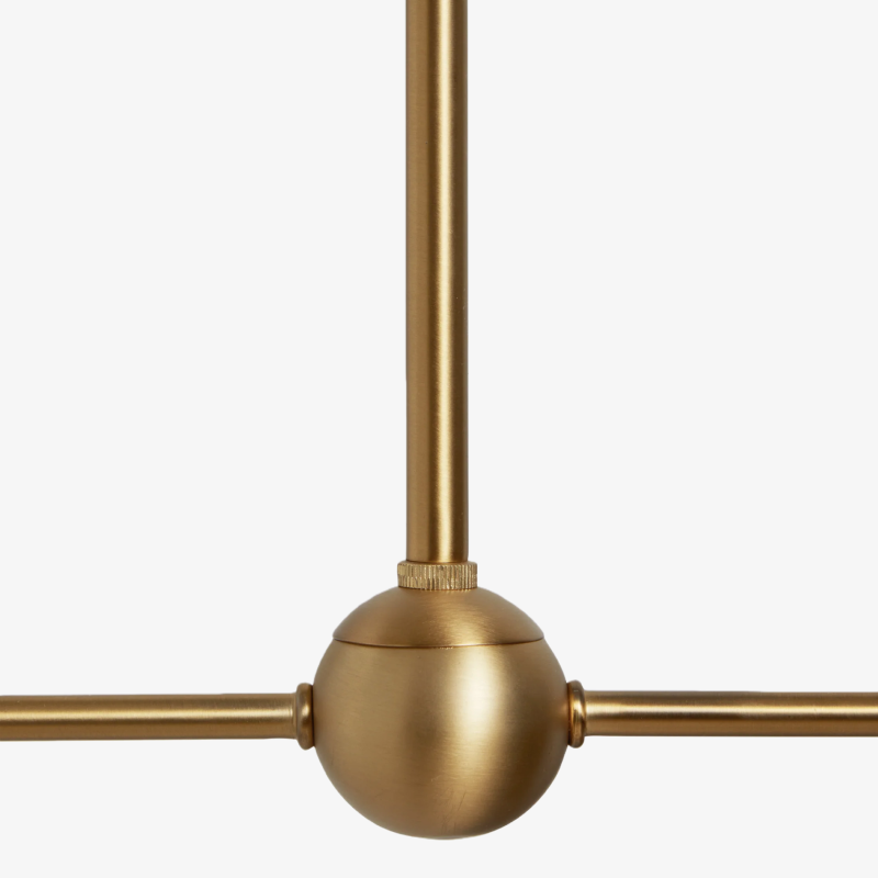 Ruffmeto Żyrandol z Metalową Ramą i Falowanym Abażurem do Jadalni, Przedpokoju i Salonu