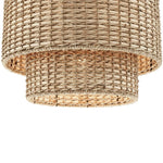 Afbeelding laden in galerijweergave, Harland Beachy Natuurlijke Rotan Dubbele Trommel Hanglamp