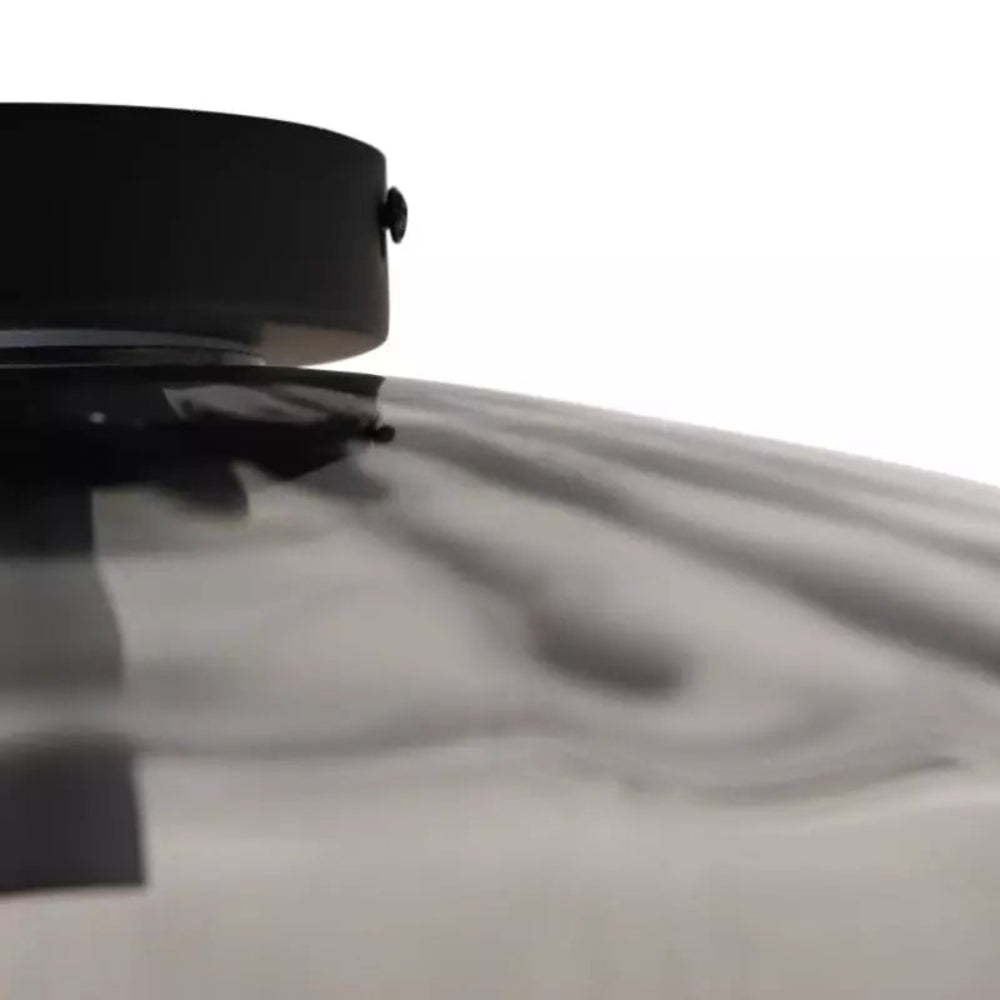 Cocytus Mid-Century Moderne Drum Watergolf Glas Plafondlamp