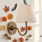 Luvora Textured Fabric Multi-Head Wall Light for Hallway & Bedroom