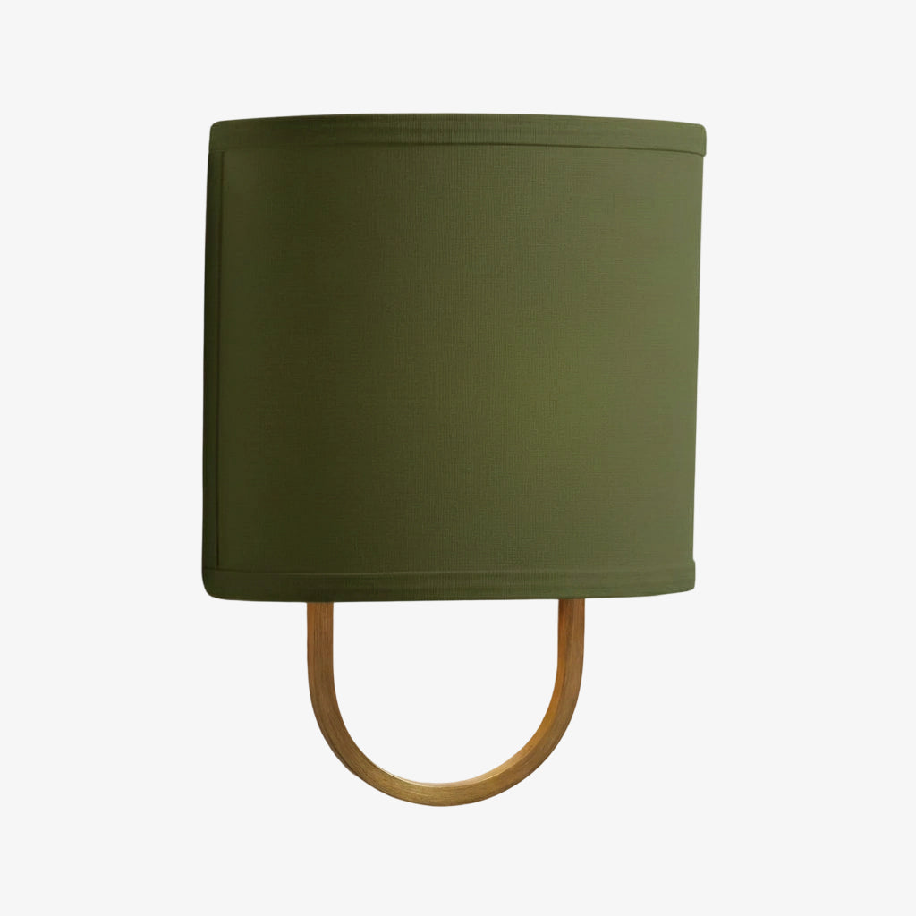 Nolvara Elegante Wandleuchte mit weichem Schirm und Metallarm