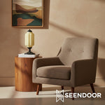 Load image into Gallery viewer, Retro Eloise Milk Glass Table Lamp for Bedroom Decor
