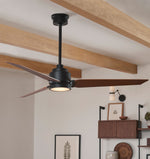 Load image into Gallery viewer, Contemporary Style LED Ceiling Fan -  Energy-Efficient DC Motor
