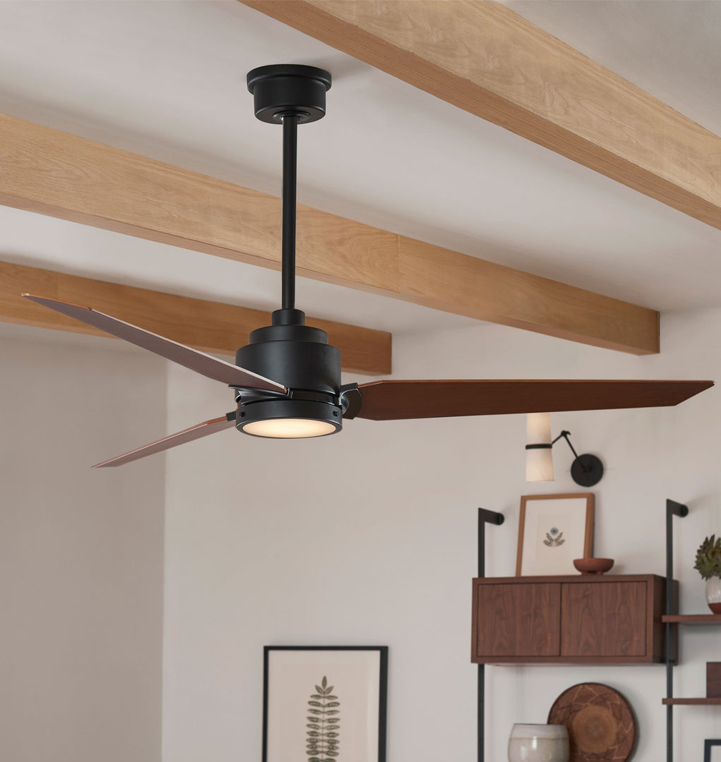 Contemporary Style LED Ceiling Fan -  Energy-Efficient DC Motor