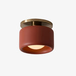 Load image into Gallery viewer, Cerova Modern Porcelain Flush Mount Ceiling Light– Elegant Ivory Shade