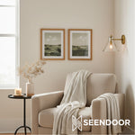 Afbeelding laden in galerijweergave, Glavira gerecyclede glazen dubbele wandlamp - binnen messing wandverlichting
