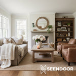 Load image into Gallery viewer, Hanton Modern Minimalist Brass and Glass Sconce – Damp Rated for Bathrooms
