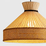 Załaduj obraz do przeglądarki galerii, Close-up of the lower woven band and pendant shade edge